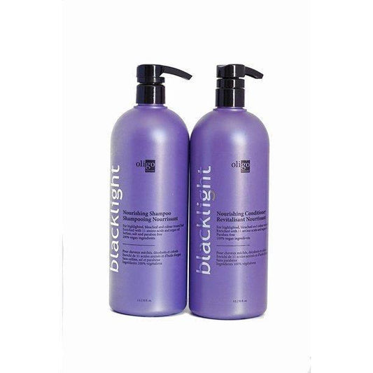 Oligo Blacklight Nourishing Shampoo & Conditioner 33oz Duo - James Geidner Hair Studio