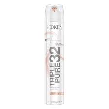Redken Triple Pure 32 Extreme High Hold Hairspray For All Hair Types, Anti Frizz and Neutral Fragrance - James Geidner Hair Studio