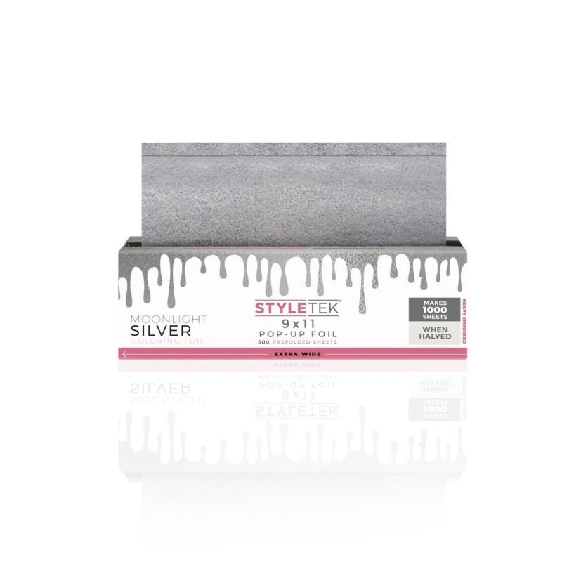 Styletek Moonlight Silver Smooth Foil 9 x 11 - Professional Hair Accessories