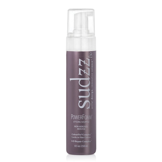 SudzzFx PowerFoam Styling Soufflé Non - Aerosol Mousse 8.5 oz - James Geidner Hair Studio