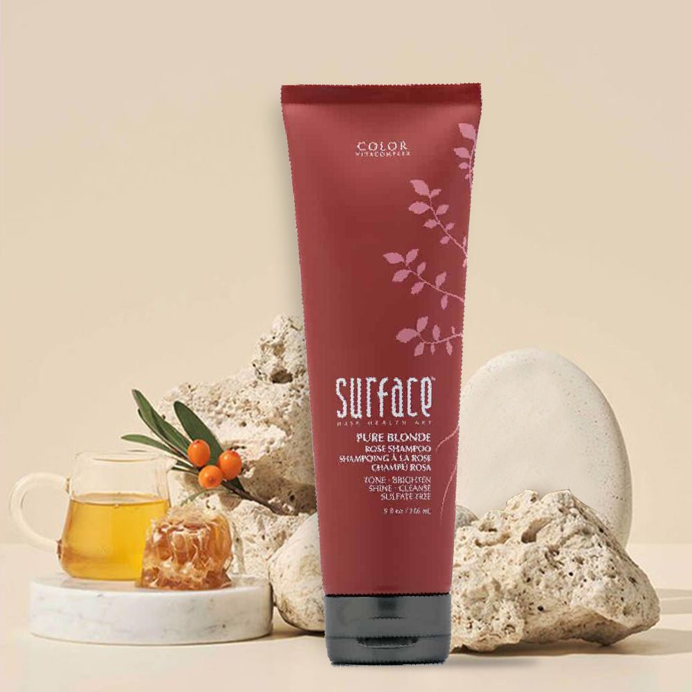 Surface Hair Pure Blonde Rose Shampoo, 9 Oz - James Geidner Hair Studio