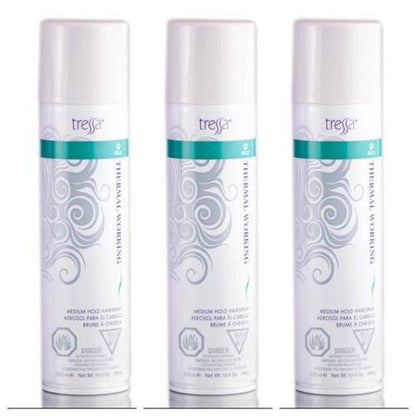 Tressa Thermal Working Hairspray 55% 10.5 oz (Pack of 3) - James Geidner Hair Studio