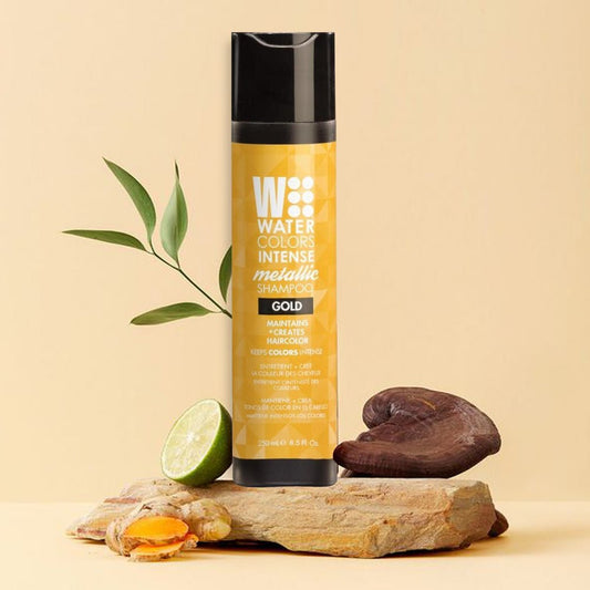 Tressa Watercolors Intense Metallic Gold Shampoo - 8.5 oz - James Geidner Hair Studio