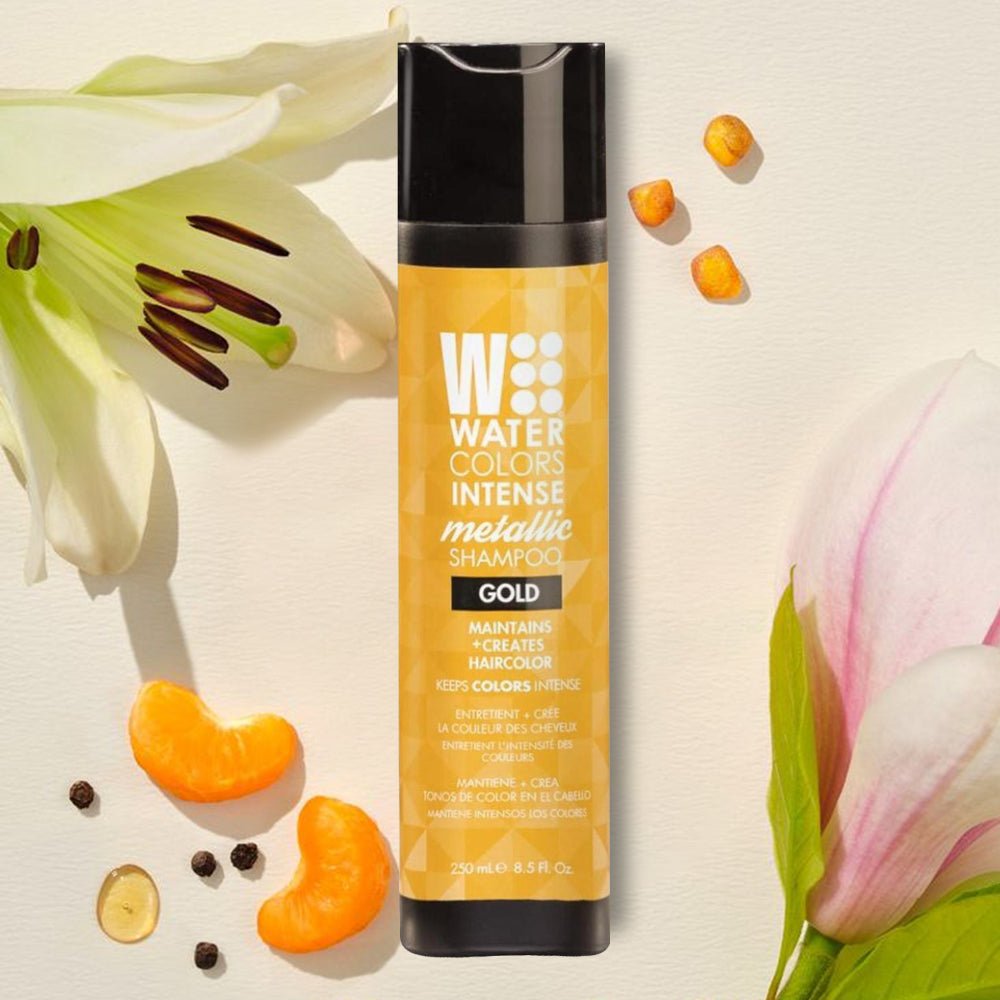 Tressa Watercolors Intense Metallic Gold Shampoo - 8.5 oz - James Geidner Hair Studio