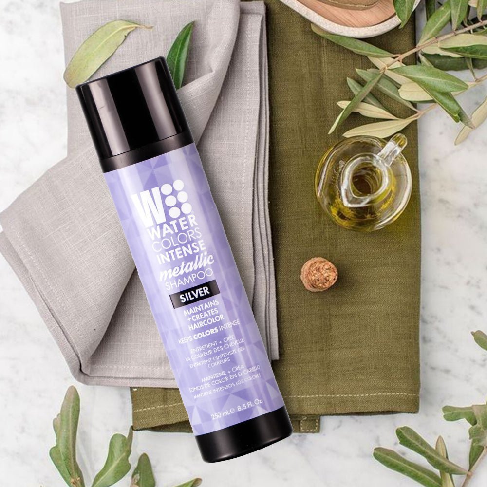 Tressa Watercolors Intense Metallic Shampoo Silver 8.5 oz - James Geidner Hair Studio