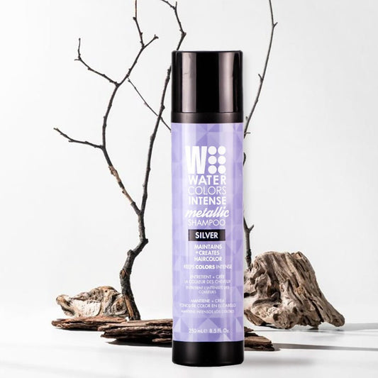 Tressa Watercolors Intense Metallic Shampoo Silver 8.5 oz - James Geidner Hair Studio